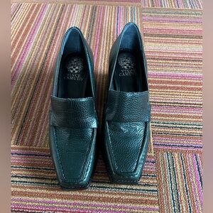 Vince Camuto Forest Green Square Toe Heels – Size 7.5